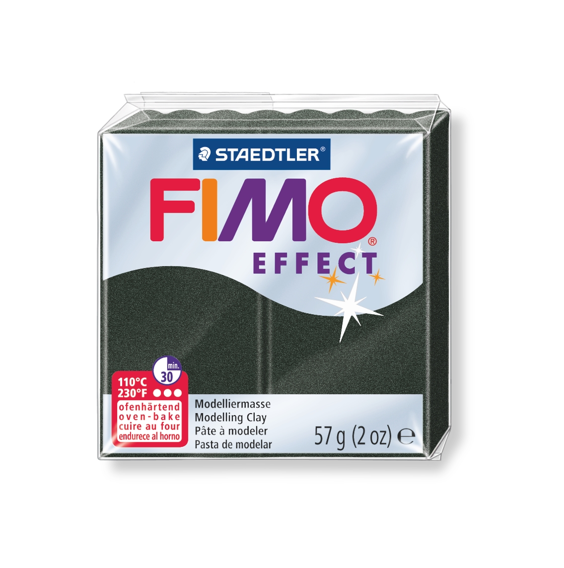 Fimo Effect 8020 - 907 Pearl Black