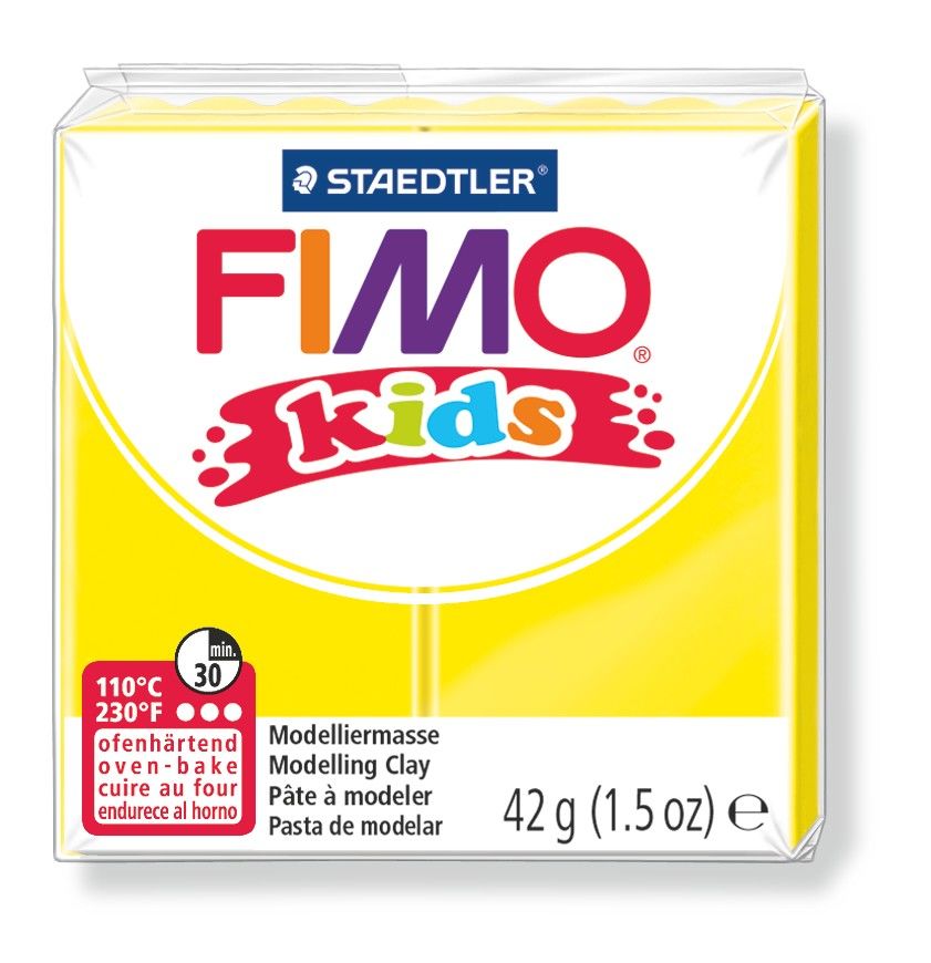 fimo_kids_1_yellow Глина Fimo Kids 8030 - 1 yellow