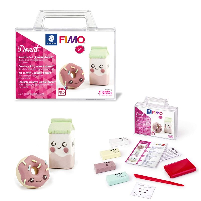 Creative kit статуйка Kawaii Donut 8025-34